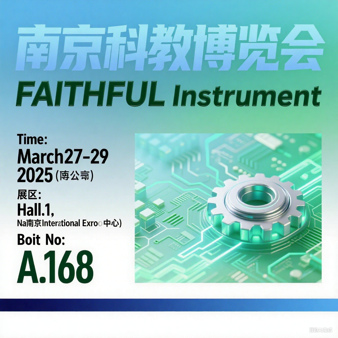 La participation réussie de Faithful Instrument à l'exposition Nanjing